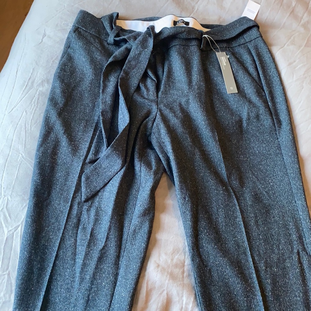 Loft Marisa trousers with tie belt - NWT